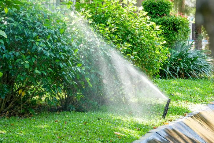 Garden sprinkler water system