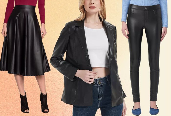 Affordable Leather Jackets, Skirts, Dresses and More Under $TK