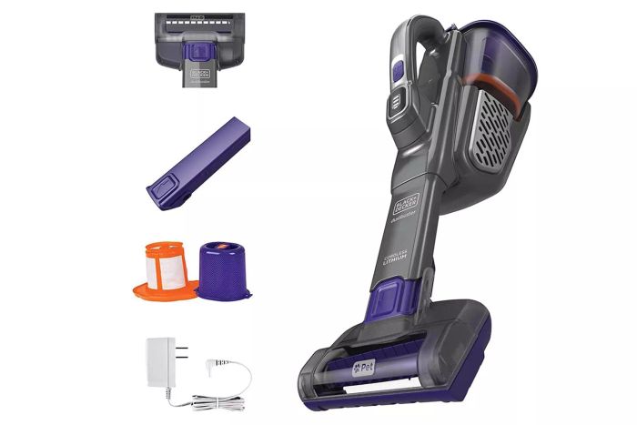 Amazon BLACK+DECKER Dustbuster Furbuster AdvancedClean+ Cordless Handheld Vacuum for Pets