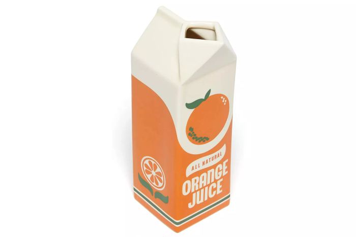 ban.do Vintage-Inspired Rise and Shine Decorative Ceramic Vase