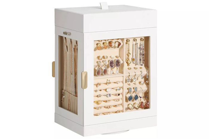 Components of the Dyson 360 Vis Nav Robot Vacuum before being put together.