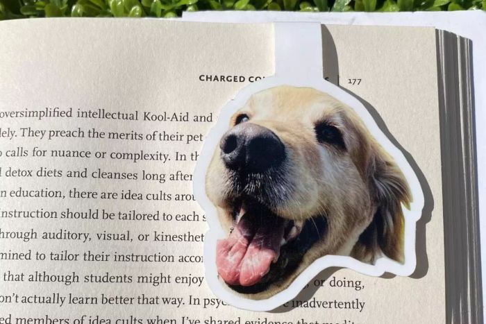 Frito Paws Personalized Dog Magnetic Bookmark