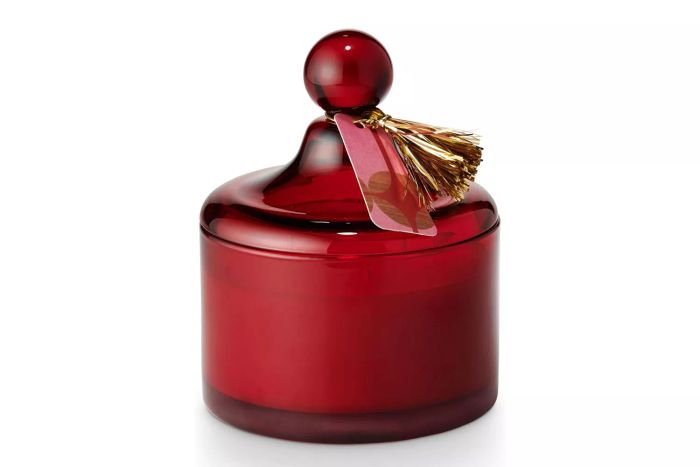 ILLUME Memory Lane Mistletoe Kisses Lidded Glass Candle