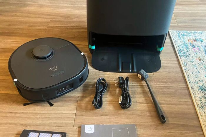 The Eufy Clean X9 Pro Robotic Vacuum disassembled before its first use.
