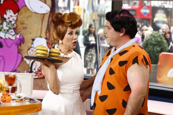Fred and Wilma Flintstone