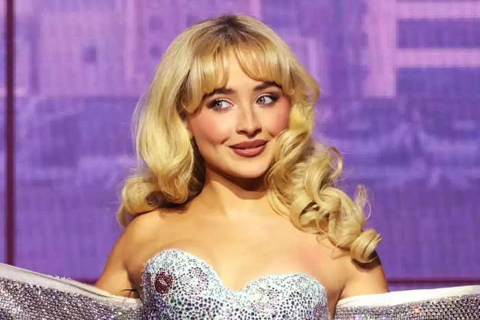 Sabrina Carpenter takes the stage at Barclays Center during her Short n' Sweet Tour on September 30, 2024, delivering an unforgettable performance.