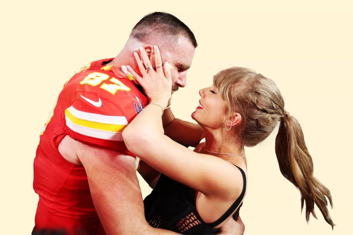 Taylor Swift and Travis Kelce