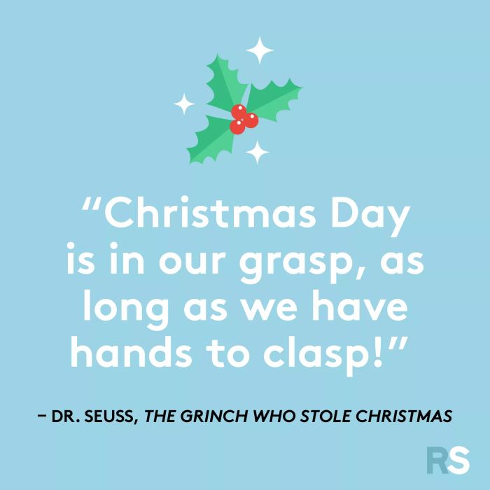 Christmas Day is within our reach, as long as we have hands to hold!