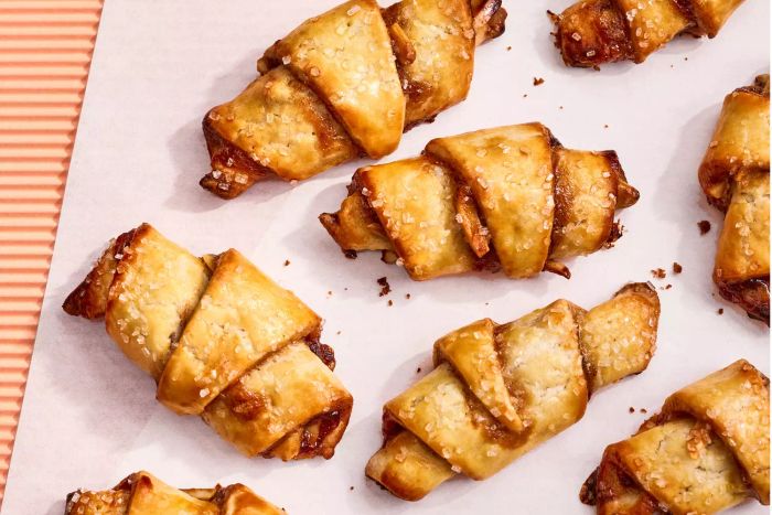 Apple Rugelach, a delightful twist on a traditional favorite.