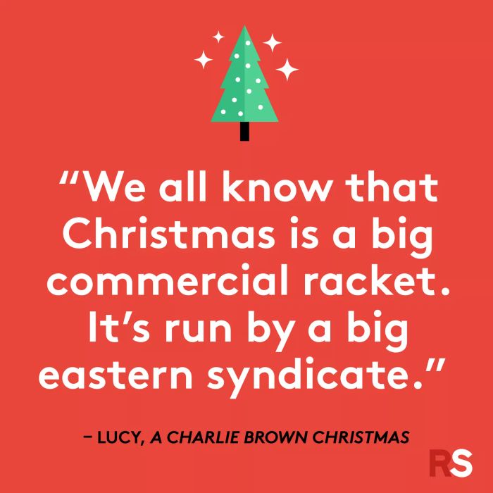 We’re all aware that Christmas has become a massive commercial enterprise, orchestrated by a powerful eastern syndicate.