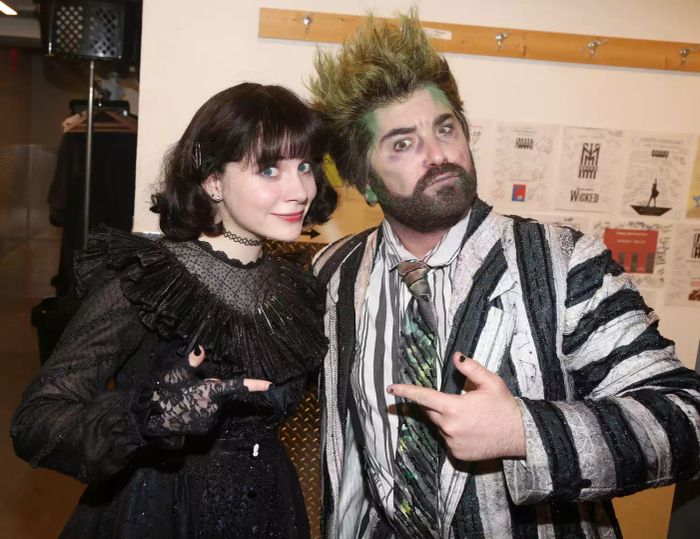 Beetlejuice and Lydia Deetz Costume