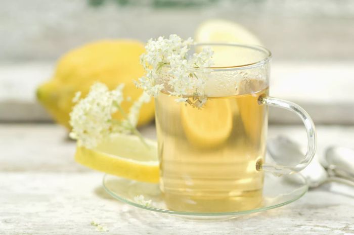 Elderberry tea