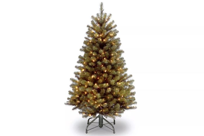 Wayfair The Holiday Aisle North Valley Spruce Tree with Clear Lights