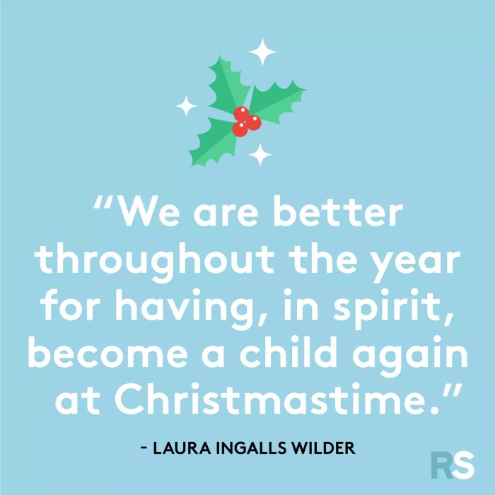 Best Christmas quotes - Laura Ingalls Wilder