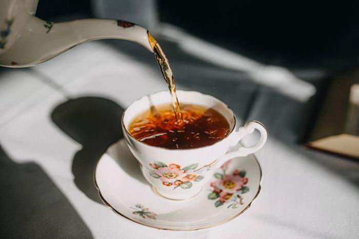 Decaf green tea