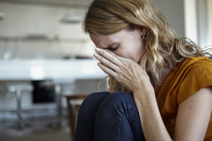 a person crying