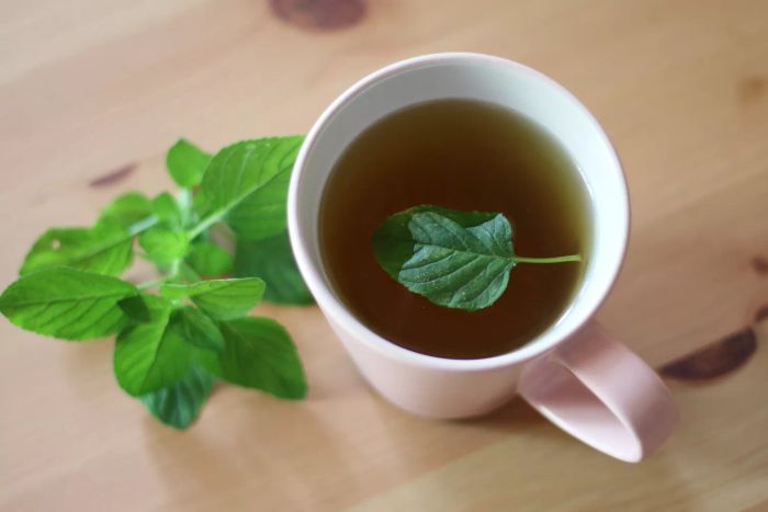 Peppermint tea