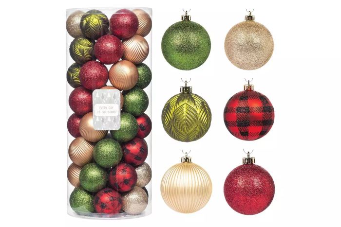 Every Day is Christmas Ornaments, Shatterproof for long-lasting use