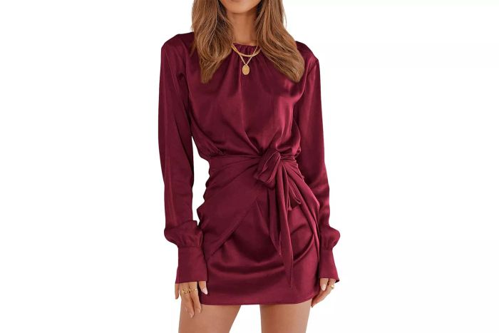 PRETTYGARDEN Satin Dress