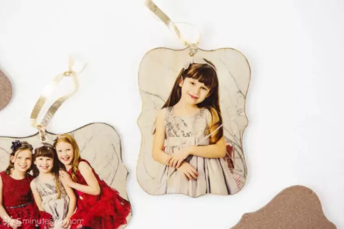 DIY Photo Ornaments, Photo Transfer Technique