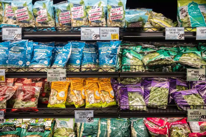 Bagged Salads from Trader Joe's