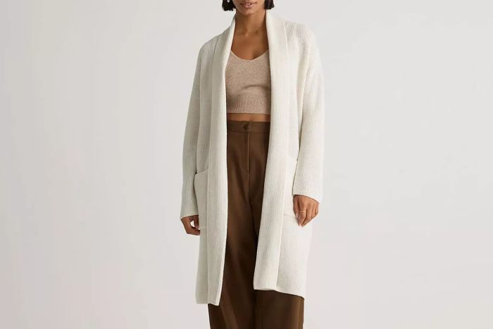 Australian Merino Wool Duster Cardigan