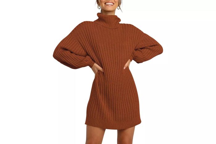 ANRABESS Oversized Sweater Dress