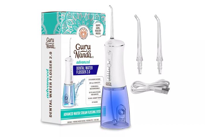 GuruNanda Advanced Dental Water Flosser 2.0