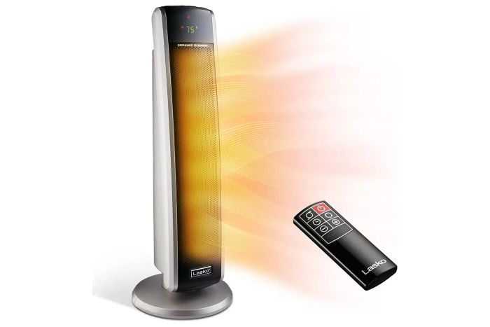 Amazon Lasko Oscillating Digital Ceramic Tower Heater