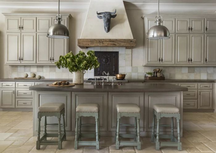 Tumbled Stone Tiles bring a timeless, textured quality to any space, perfect for rustic or Mediterranean-inspired kitchens.