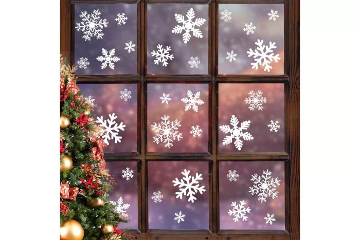 Snowflake Window Clings