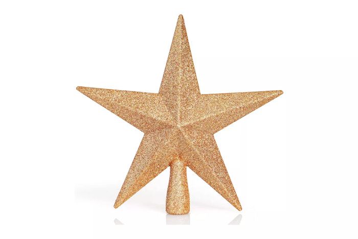 Glitter Star Tree Topper