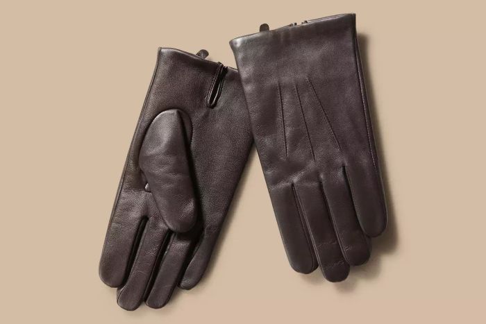 Leather Touch Screen Gloves