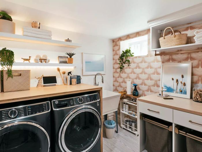 Laundry room in Mytour Home 2021, designed by Leslie Corona