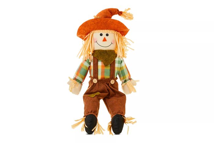 Harvest Sitting Scarecrow Tabletop Decoration by Way To Celebrate