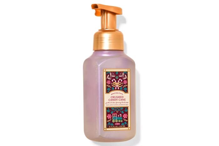Crushed Candy Cane Gentle & Clean Foaming Hand Soap from Bath & Body Works