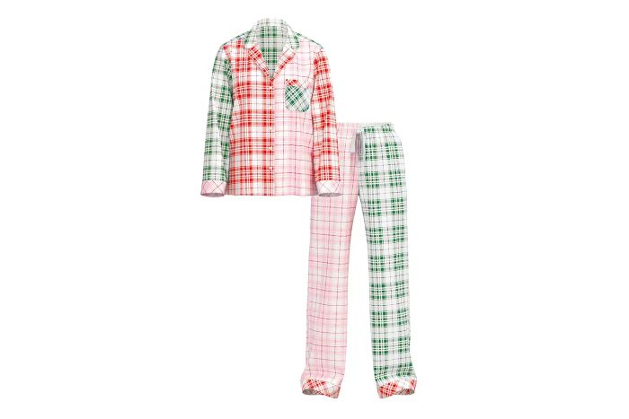Flannel Long Pajama Set