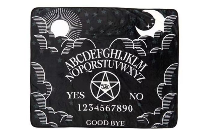 Halloween Costumes Spirit Board Throw Blanket