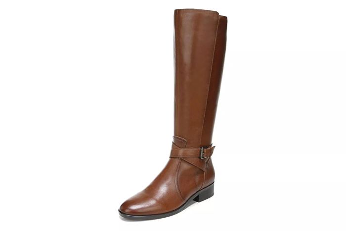 Knee-high riding boots are a timeless wardrobe essential, combining functionality and fashion effortlessly.