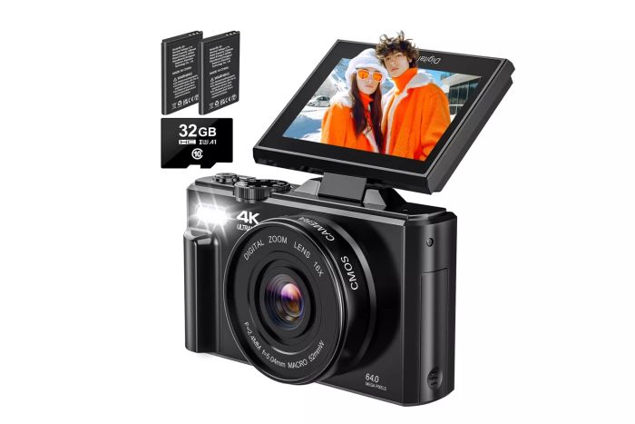 Toiauaha 4K Portable Travel Digital Camera