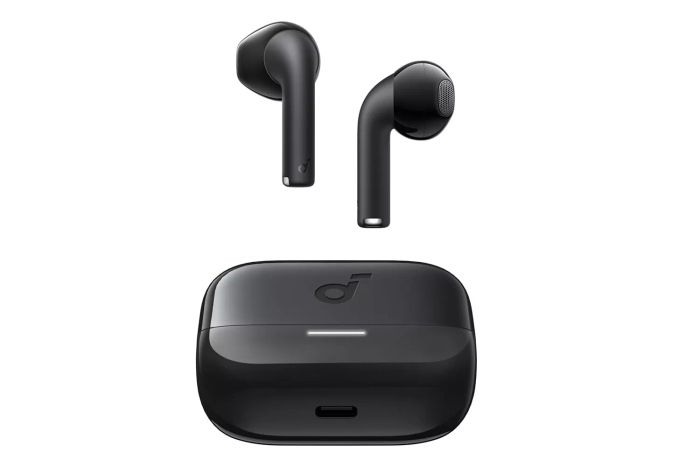 These earbuds come complete with a case for easy storage and protection, offering a sleek, convenient design for on-the-go use.