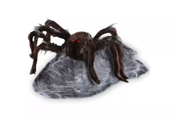 Spirit Halloween 21 Inch LED Brown Jumping Spider Animatronic