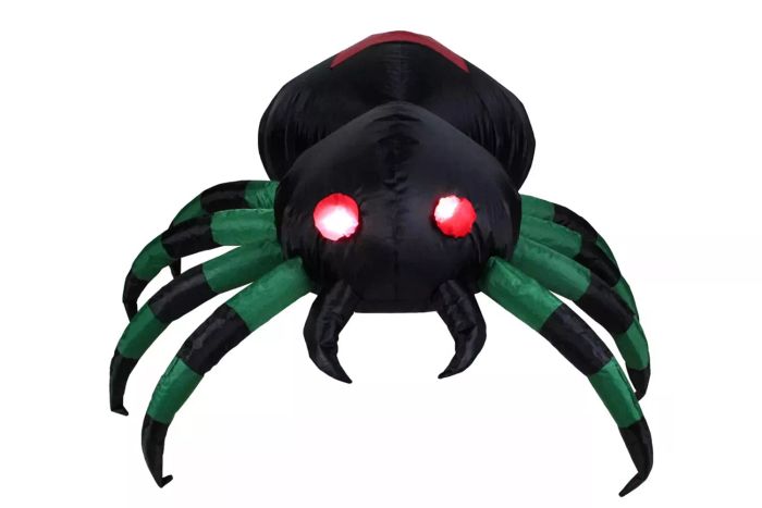 Northlight Lighted Inflatable Halloween Spider Outdoor Yard Decoration
