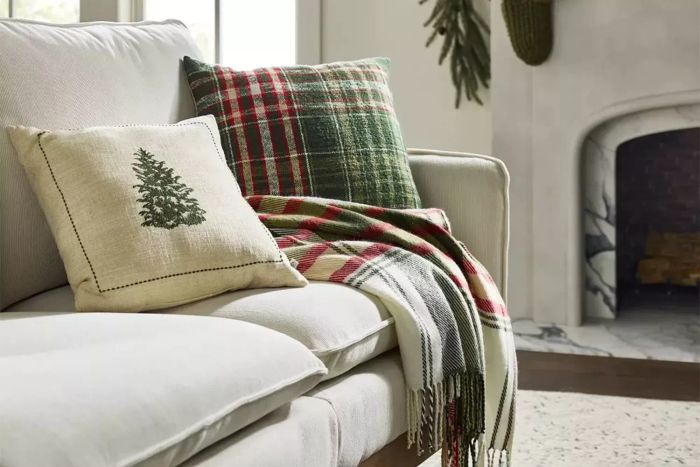 Joanna Gaines' Target Collection Excels with Charming Holiday Pillows and Wreaths