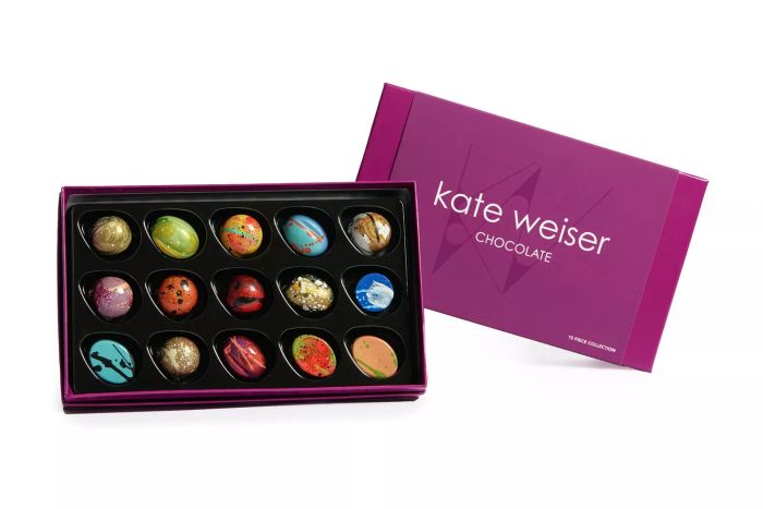 Kate Weiser Chocolate Artist Collection 15-Piece Gift Box