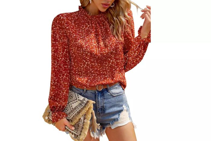 BTFBM Women's Casual Long Sleeve Blouses