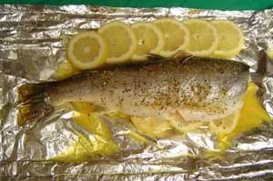 Lemon-infused Baked Fish