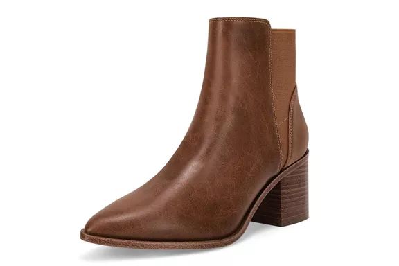 Amazon Coutgo Women's Pointed Toe Chelsea Boots