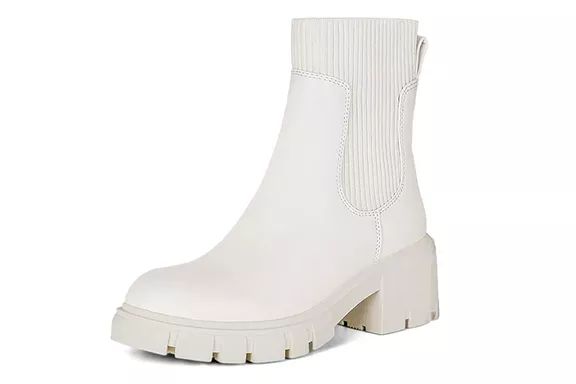 Athlefit Women's Chelsea Platform Ankle Boots