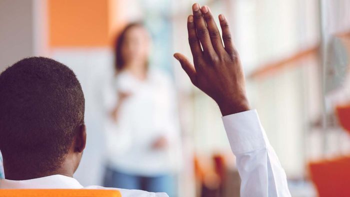 Try asking this instead of 'Any Questions?'